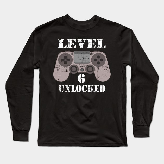 Level 6 Unlocked Long Sleeve T-Shirt by RW